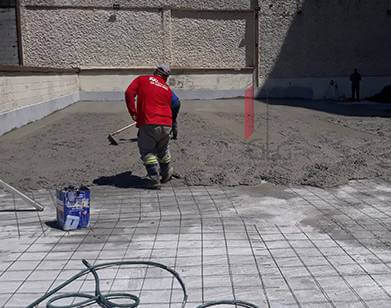 Foto de impermeabilização de laje do condomínio Vila Bela em São Paulo