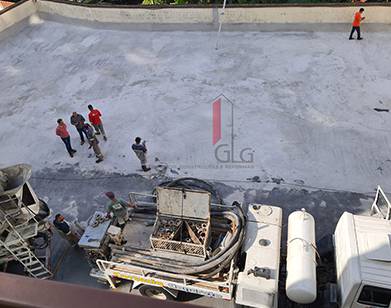 Foto de impermeabilização de laje do condomínio Vila Bela em São Paulo