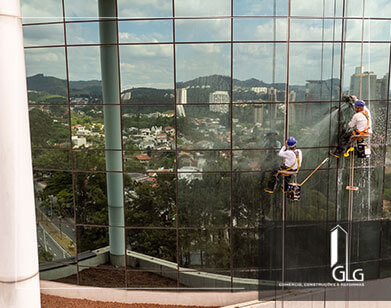 Lavagem e Limpeza de fachada Predial no Monte Carlo Trade Center