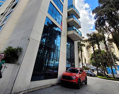 fotos da Reforma de fachada do Hotel Meliá Ibirapuera