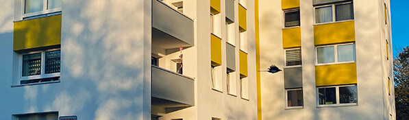 Restauração de fachada na Ponte Grande